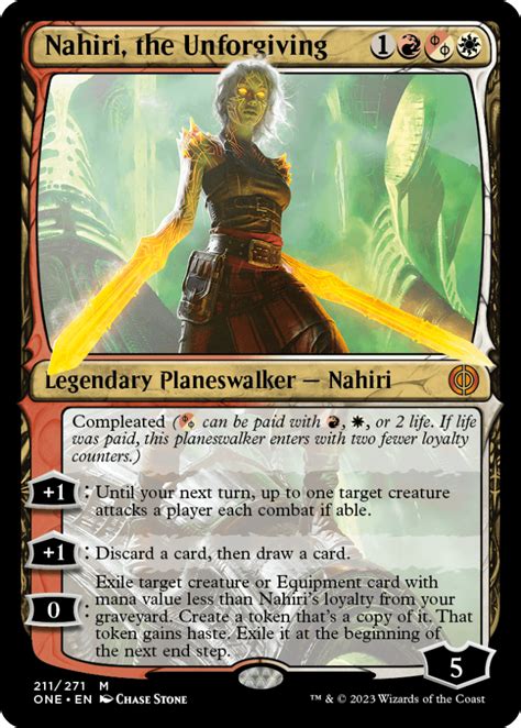 compleated planeswalkers|MTG Phyrexia All Will Be One will have five。